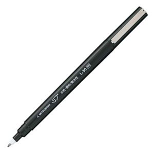 （まとめ） 三菱鉛筆 水性サインペン リブ極細 0.5mm 黒 L50.24 1本 【×60セット】 - 拡大画像