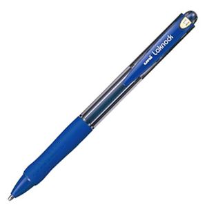 （まとめ） 三菱鉛筆 油性ボールペン VERY楽ノック 極太 1.4mm 青 SN10014.33 1本 【×60セット】 - 拡大画像