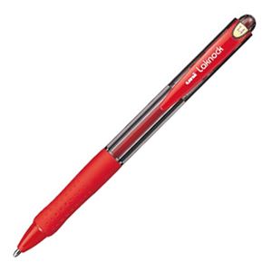 （まとめ） 三菱鉛筆 油性ボールペン VERY楽ノック 極太 1.4mm 赤 SN10014.15 1本 【×60セット】 - 拡大画像