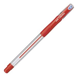 （まとめ） 三菱鉛筆 油性ボールペン VERY楽ボ 極細 0.5mm 赤 SG10005.15 1本 【×60セット】 - 拡大画像