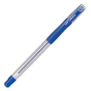（まとめ） 三菱鉛筆 油性ボールペン VERY楽ボ 細字 0.7mm 青 SG10007.33 1本 【×60セット】 - 拡大画像
