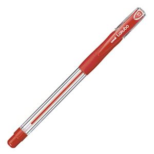 （まとめ） 三菱鉛筆 油性ボールペン VERY楽ボ 細字 0.7mm 赤 SG10007.15 1本 【×60セット】 - 拡大画像