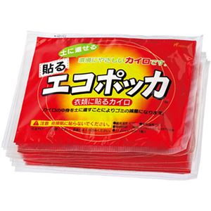（まとめ） 宝商 貼るエコポッカ 1パック（10個） 【×10セット】