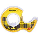 （まとめ） 3M スコッチ 透明両面テープライナーなし 小巻 18mm×4m W-18 1巻 【×10セット】