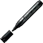 （まとめ） TANOSEE ノンドライ油性マーカー中字・丸芯 黒 1本 【×50セット】