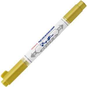 （まとめ） ゼブラ マッキーペイントマーカー細字+極細 金 YYTS20-GO 1本 【×30セット】