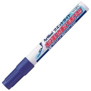 （まとめ） シヤチハタ 油性マーカー アートラインウエットライト 中字丸芯 青 K-47N-B 1本 【×30セット】