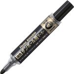 （まとめ） ぺんてる 油性ダンボール用マーカー 中字黒 ND150M-A 1セット（10本） 【×5セット】