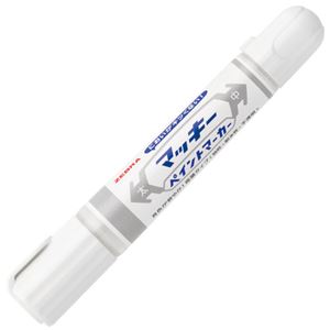 （まとめ） ゼブラ マッキーペイントマーカー太字+中字 白 YYT20-W 1本 【×30セット】