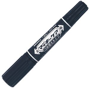 （まとめ） ゼブラ 油性マーカー ハイマッキーケアつめ替えタイプ 太字+細字 黒 YYT5-BK 1セット（10本） 【×5セット】