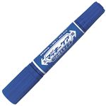 （まとめ） ゼブラ 油性マーカー ハイマッキーケアつめ替えタイプ 太字+細字 青 YYT5-BL 1セット（10本） 【×5セット】
