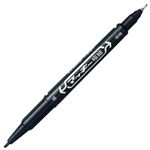 ゼブラ 油性マーカー マッキー極細丸芯細字+極細 黒 MO-120-MC-BK 1セット（50本）