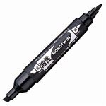 （まとめ） トンボ鉛筆 油性マーカー モノツインE太字+細字 黒 OD-TME33 1セット（10本） 【×5セット】