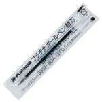 （まとめ） プラチナ油性ボールペン替芯（なめらかインク） 0.5mm 黒 SBSP-80A（EF05）#1 1本 【×50セット】