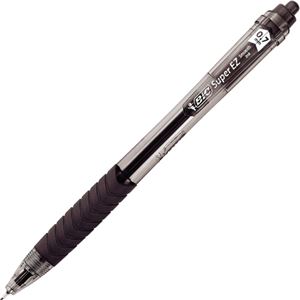 （まとめ） BIC スーパーEZノック 0.7mm黒 SEZRT07BLK 1本 【×100セット】
