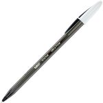（まとめ） BIC クリスタルエクストラスムース0.7mm 黒 CSTEXSM07BLK 1箱（12本） 【×5セット】