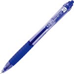 （まとめ） BIC スーパーEZノック 0.7mm青 SEZRT07BLU 1本 【×100セット】
