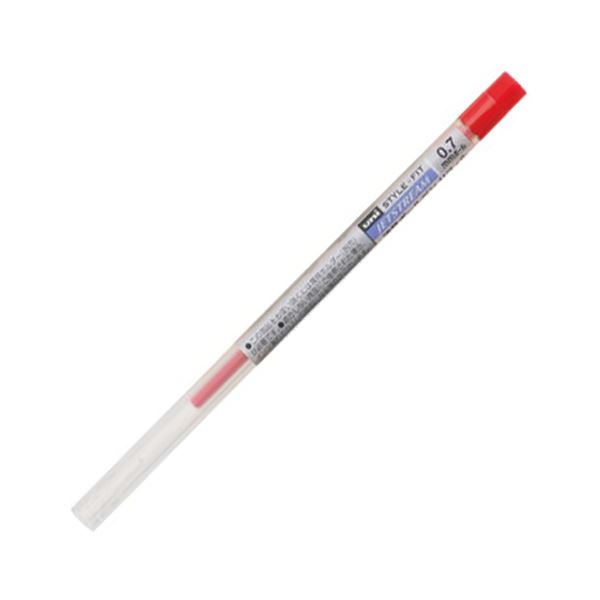 （まとめ） 三菱鉛筆 油性ボールペン替芯 0.7mmレッド ジェットストリーム用 SXR8907.15 1セット（10本） (×5セット) b04