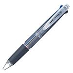 （まとめ） 三菱鉛筆 4色ボールペン クリフター0.7mm （軸色 透明黒） SE4354T.24 1本 【×10セット】