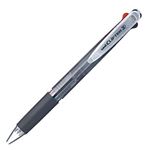 （まとめ） 三菱鉛筆 3色ボールペン クリフター0.7mm （軸色 透明黒） SE3304T.24 1本 【×30セット】