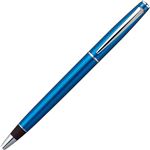 （まとめ） 三菱鉛筆 ジェットストリーム プライム回転繰り出し式シングルボールペン 0.38mm 黒 （軸色：ブライトブルー） SXK300038B.33 1本 【×2セット】