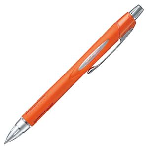 （まとめ） 三菱鉛筆 油性ボールペンジェットストリーム 0.7mm 黒 （軸色 メタリックオレンジ） SXN25007M.4 1本 【×30セット】