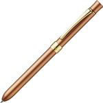 （まとめ） TANOSEE 多機能筆記具3ファンクションスリムメタルf ブロンズ 1本 【×5セット】