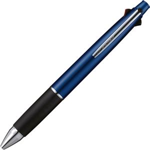 （まとめ） 三菱鉛筆 多機能ペンジェットストリーム4＆1 0.38mm （軸色：ネイビー） MSXE5100038.9 1本 【×5セット】