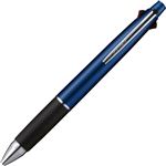 （まとめ） 三菱鉛筆 多機能ペンジェットストリーム4＆1 0.38mm （軸色：ネイビー） MSXE5100038.9 1本 【×5セット】
