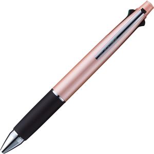 （まとめ） 三菱鉛筆 多機能ペンジェットストリーム4＆1 0.38mm （軸色：ベビーピンク） MSXE510003868 1本 【×5セット】