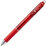 （まとめ） ぺんてる 油性ボールペン ビクーニャフィール 0.5mm 赤 BXB-115B 1本 【×50セット】
