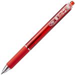 （まとめ） ぺんてる 油性ボールペン ビクーニャフィール 0.7mm 赤 BXB-117B 1本 【×50セット】