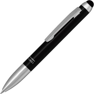 （まとめ） ゼブラ スタイラス C1 0.7mm 黒（軸色 黒） P-ATC1-BK 1本 【×10セット】