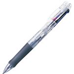 （まとめ） ゼブラ 多色油性ボールペンクリップ-オンG 3C 0.7mm （軸色：透明） B3A3-C 1本 【×30セット】