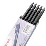（まとめ） オフィスデポ ODノック式油性ボールペン0.7mm 黒 OD39320 1箱（10本） 【×30セット】