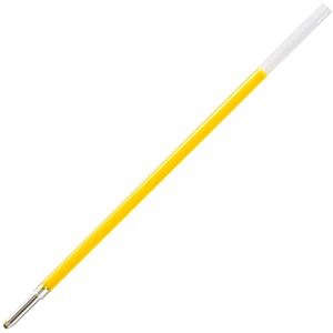 （まとめ） BIC 4色ボールペン ネオン替芯1.6mm 蛍光黄 R4CHBP16YLW1P 1セット（5本） 【×30セット】