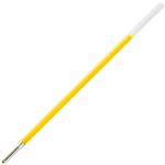 （まとめ） BIC 4色ボールペン ネオン替芯1.6mm 蛍光黄 R4CHBP16YLW1P 1セット（5本） 【×30セット】