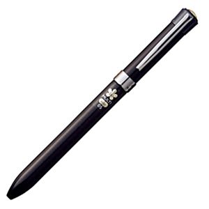 （まとめ） 三菱鉛筆 多機能ペン ジェットストリームFシリーズ 0.5mm （軸色 ルミナスブラック） MSXE370105.24 1本 【×5セット】