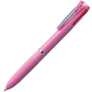 ゼブラ 多色油性ボールペン スラリ4C0.5mm （軸色 ライトピンク） B4AS11-LP 1セット（10本）