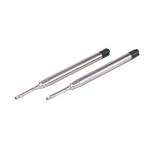 （まとめ） ハピラ ブラスボールペン専用替芯 黒ASBSK2 1パック（2本） 【×30セット】