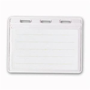 （まとめ） ソニック 名札用表示面ケース2枚収納タイプ ソフト NF-678 1パック（5枚） 【×10セット】