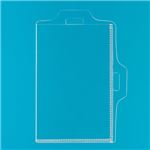 （まとめ） ライオン事務器 名札用ホルダータテヨコ兼用型 セミハードタイプ N305H-10P 1パック（10枚） 【×30セット】