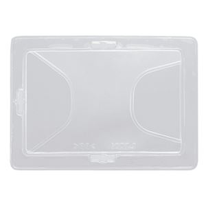 （まとめ） ライオン事務器 名札用ホルダータテヨコ兼用型 ソフトタイプ N75KH-10P 1パック（10枚） 【×5セット】