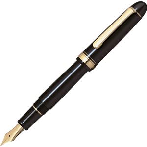 プラチナ 万年筆 #3776センチュリー細字 ブラックインブラック 箱入 PNB-10000#1-2 1本