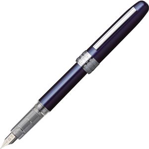 （まとめ） プラチナ 万年筆 プレジール #56ブルー 細字（化粧箱入） PGB-1000#56-2 1本 【×5セット】