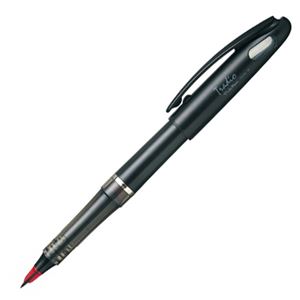 （まとめ） ぺんてる トラディオ・プラマン 赤TRJ50-B 1本 【×10セット】