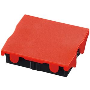 （まとめ） シャイニー スタンプ S-524用交換パッド 赤 S-524-7R 1個 【×30セット】