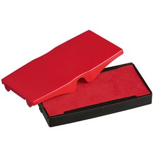 （まとめ） シャイニー スタンプ内蔵型角型印S-854専用パッド 赤 S-854-7R 1個 【×30セット】