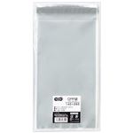 （まとめ） TANOSEE OPP袋 フタ・テープ付140×260+40mm 1セット（500枚：100枚×5パック） 【×5セット】