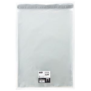 TANOSEE OPP袋 フタ・テープ付A3用 310×430+40mm 1セット（1000枚：100枚×10パック）